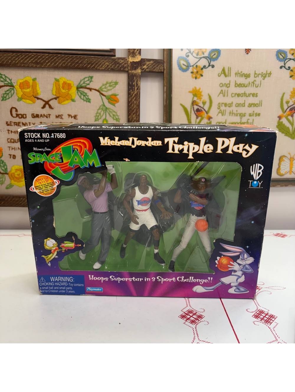 Michael Jordan Space jam toy set vintage 90s